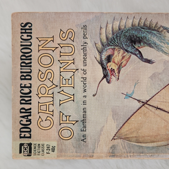 Edgar Rice Burroughs: Carson Of Venus, 1960s Ace Science Fiction Collection Pb - Picture 4 of 17